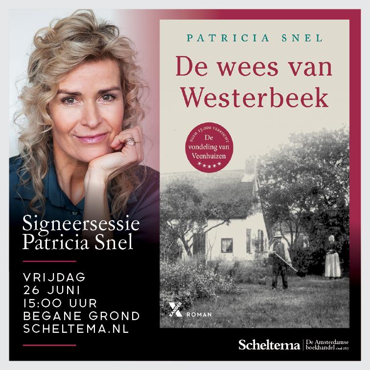 Signeersessie Patricia Snel, De wees van Westerbeek