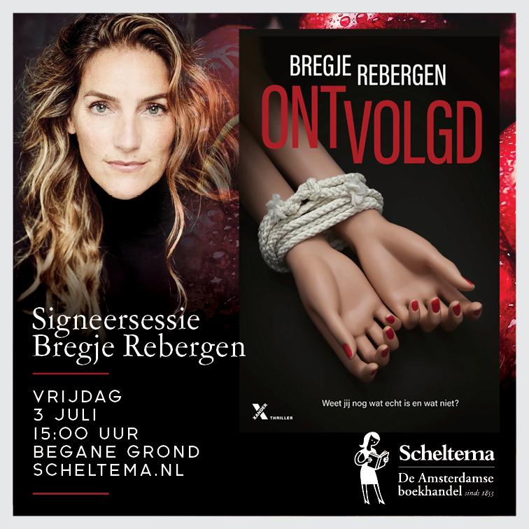 Signeersessie Bregje Rebergen, Ontvolgd