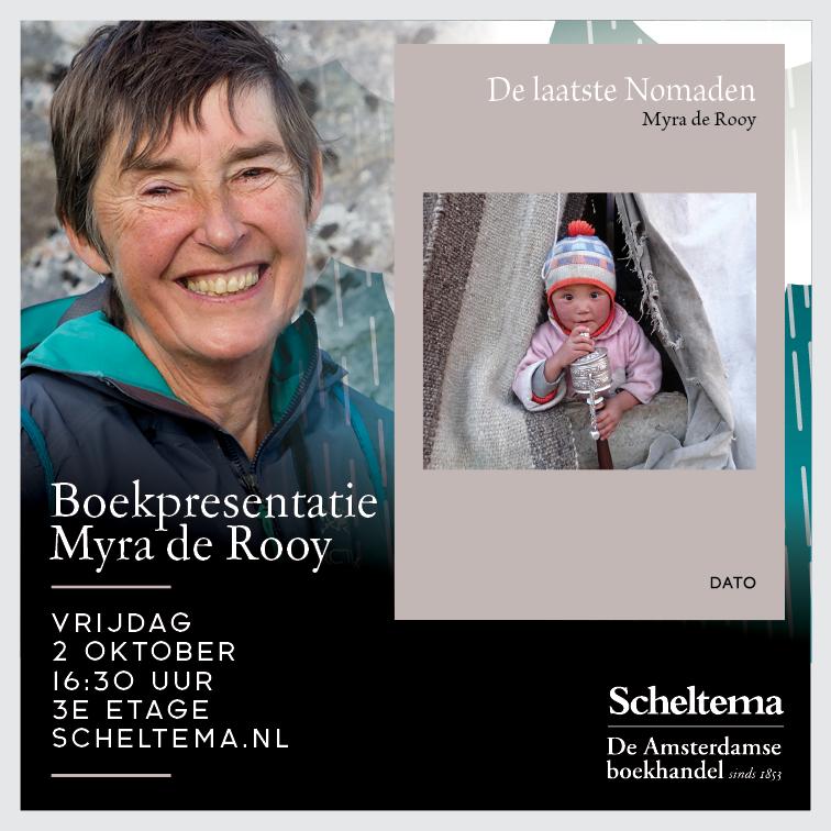 Boekpresentatie Myra de Rooy, De laatste nomaden