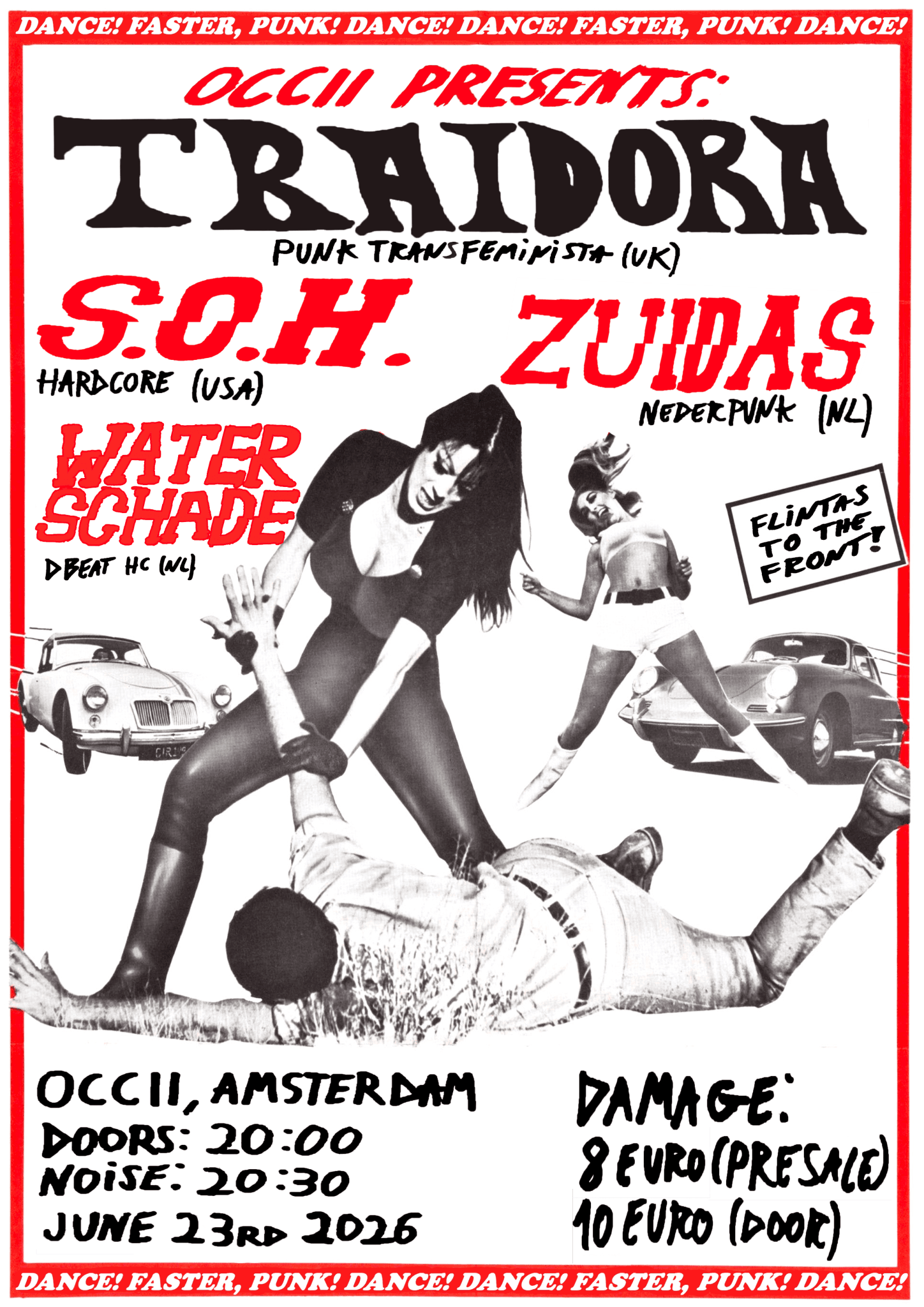 TRAIDORA (UK) + ZUIDAS + S.O.H. (US) + WATERSCHADE