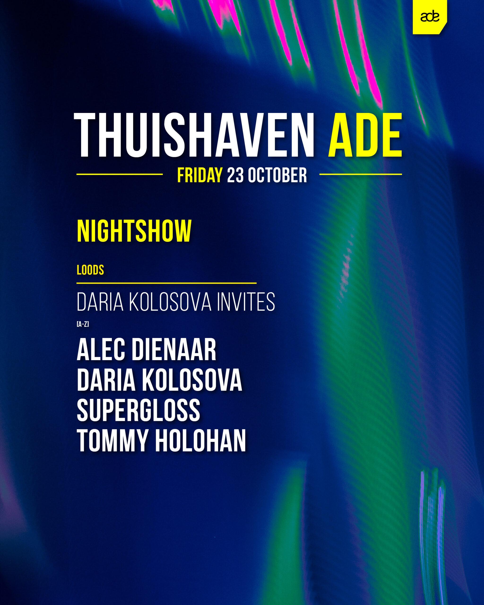 Friday Night w/ Daria Kolosova invites