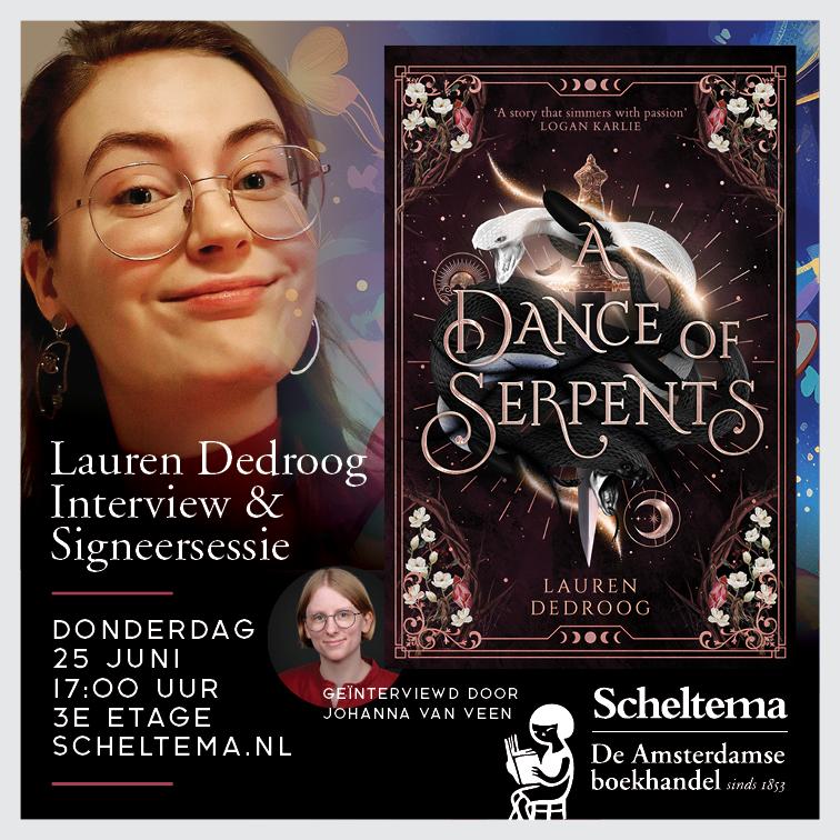 Interview & signeersessie met Lauren Dedroog