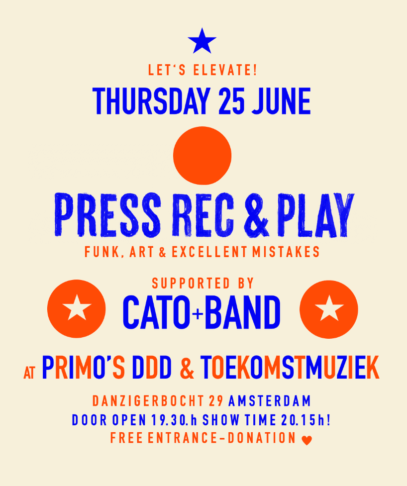 PRESS REC & PLAY - CATO + BAND
