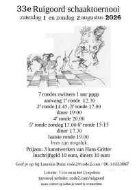32e Ruigoord schaaktoernooi