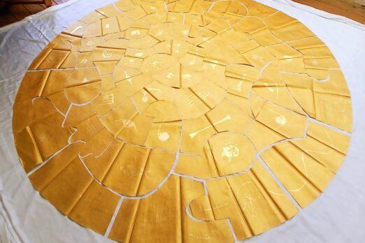 De Gouden zon, een workshop over kunst en vrede