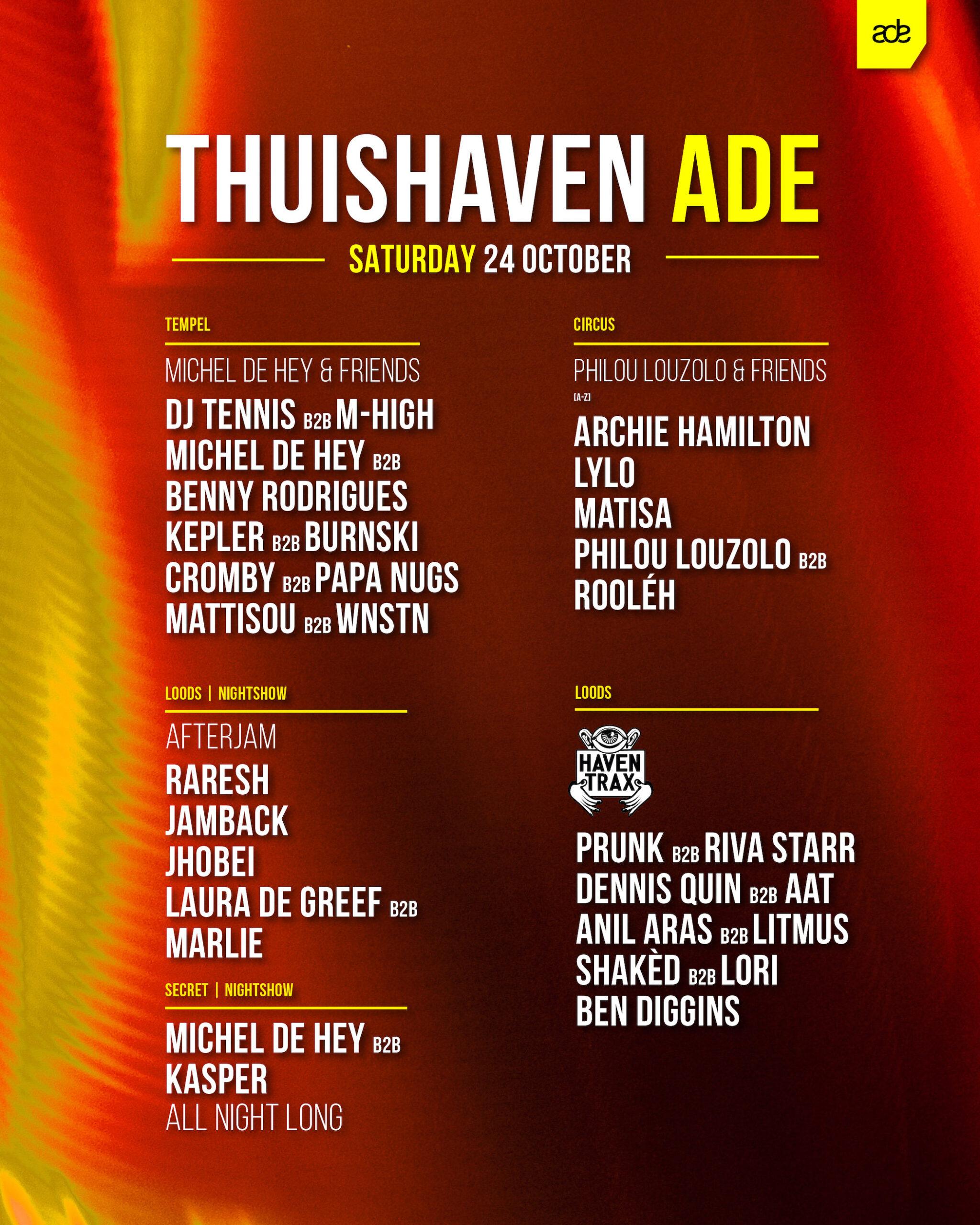 Saturday day w/ Michel de Hey / Philou Louzolo & more