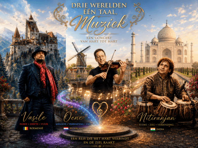 Vasile Nedea presenteert LEDENCONCERT Drie werelden, één taal: muziek