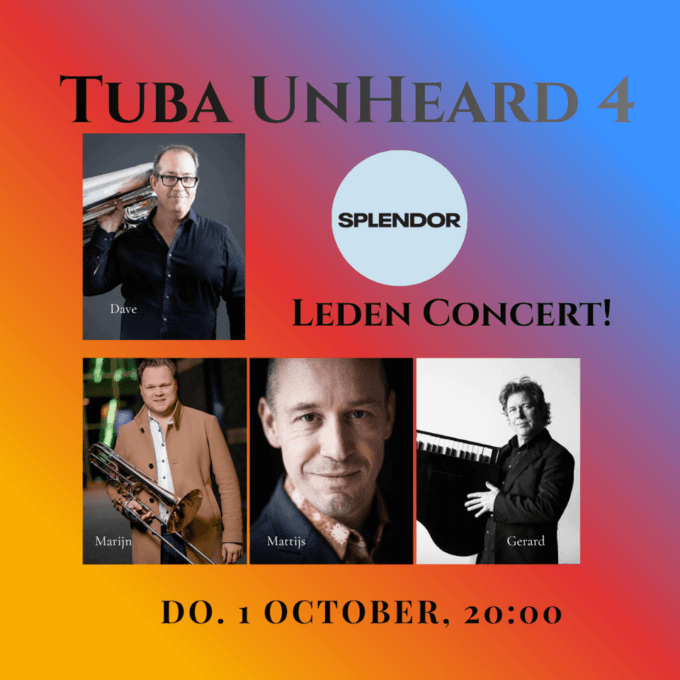 Dave Kutz presenteert LEDENCONCERT Tuba UnHeard #4